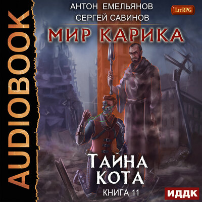 Обложка: Емельянов Антон, Савинов Сергей. «Мир Карика. Книга 11. Тайна Кота»