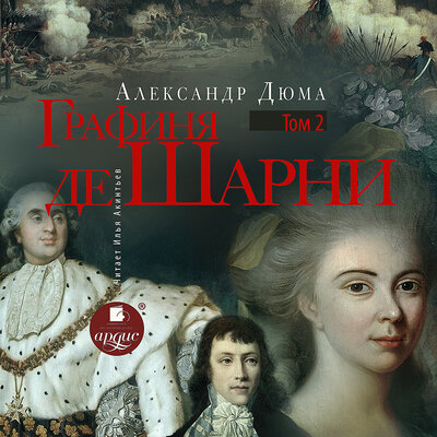 Обложка: Александр Дюма. «Графиня де Шарни. Том второй»