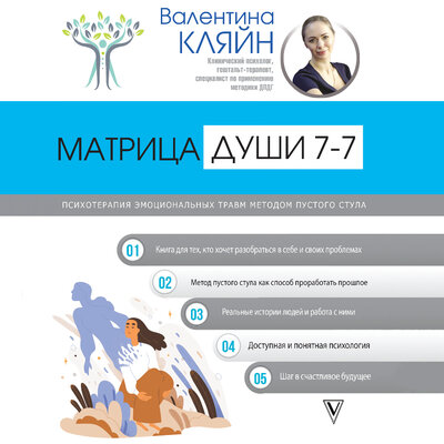 Обложка: Валентина Кляйн. «Матрица души 7-7. Психотерапия эмоциональных травм методом пустого стула»