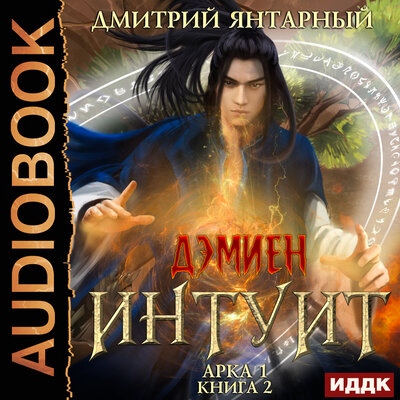 Обложка: Янтарный Дмитрий. «Дэмиен. Интуит. Арка 1. Книга 2»