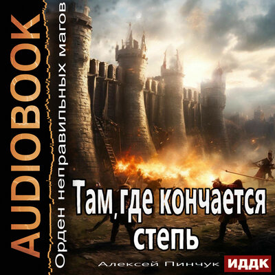 Обложка: Алексей Пинчук. «Орден неправильных магов. Книга 4. Там, где кончается степь»