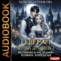 Обложка: Любовь Черникова. «Генерал черных драконов. Книга 2. Истинная и наследник Хозяина Запределья»