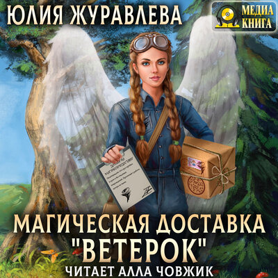 Обложка: Юлия Журавлева. «Магическая доставка "Ветерок". Серия "Магия полета". Книга #1.»