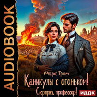 Обложка: Мира Гром. «Каникулы с огоньком! Сюрприз, профессор!»