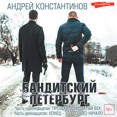Обложка: Андрей Константинов. «Бандитский Петербург. Часть одиннадцатая: ПРОЩАЙ, ДВАДЦАТЫЙ ВЕК.Часть двенадцатая: КОНЕЦ - ЭТО ТОЛЬКО НАЧАЛО»