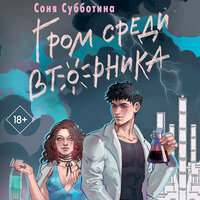 Обложка: Соня Субботина. «Гром среди вторника»