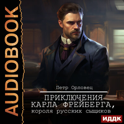 Обложка: Петр Орловец. «Приключения Карла Фрейберга, короля русских сыщиков»