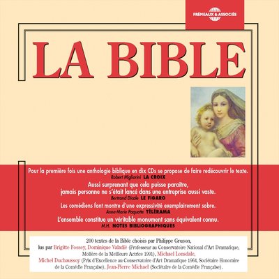 Обложка: La Bible. Ancien et nouveau testaments (275 extraits)