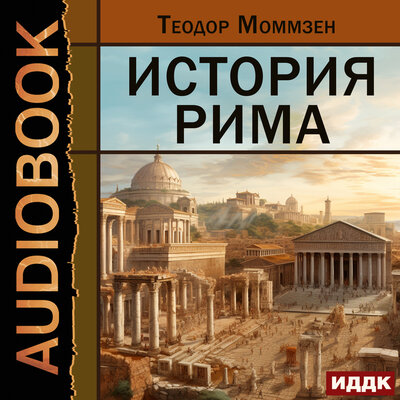 Обложка: Теодор Моммзен. «История Рима»