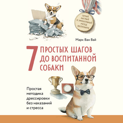 Обложка: Марк Ван Вай. «7 простых шагов до воспитанной собаки. Простая методика дрессировки без наказания и стресса»